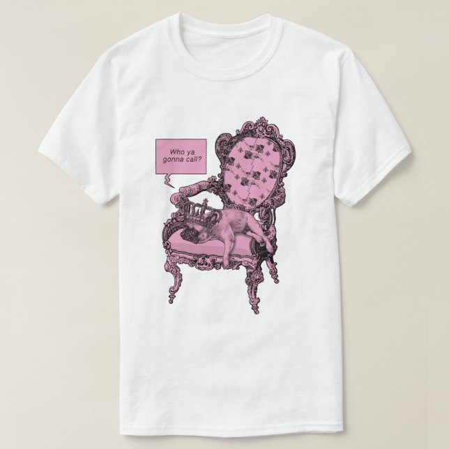 Camiseta The Pink Frenchie Queen (Diseño del anverso)