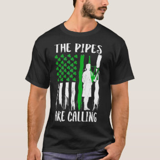 Camiseta The Pipes Are Calling St Patricks Day Irish (2)