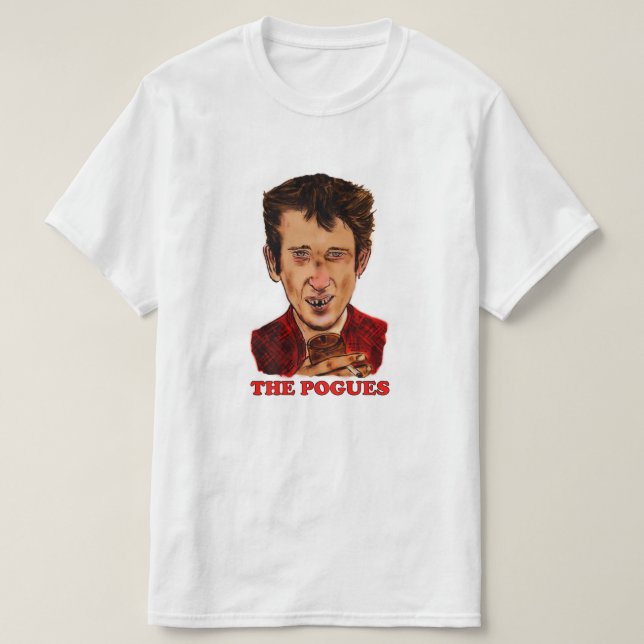 CAMISETA THE POGUES (Diseño del anverso)