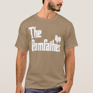 Camiseta The PomFather Funny Pomeranian Dog Dad Men Gifts f