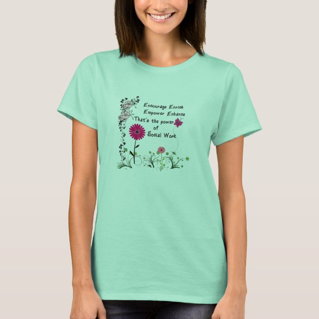 Camiseta The Power of Social Work (Anverso)