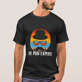Camiseta The Pun Expert Dad Daddy Humor Dad Jokes
