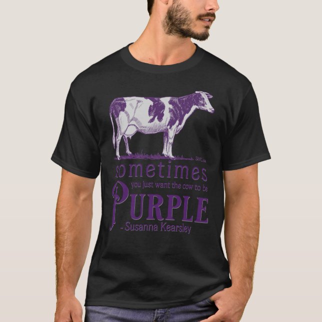 Camiseta The Purple Cow Classic T-Shirt (Anverso)