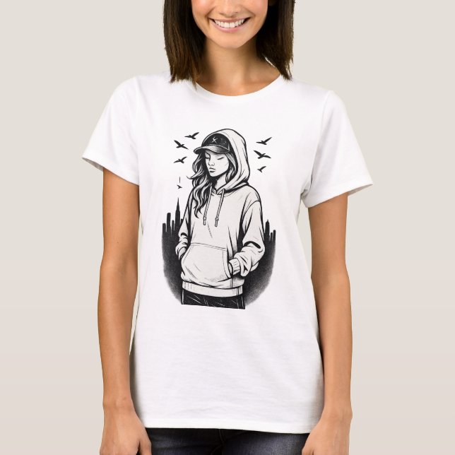 Camiseta The Raven and the Heart of Light (Anverso)