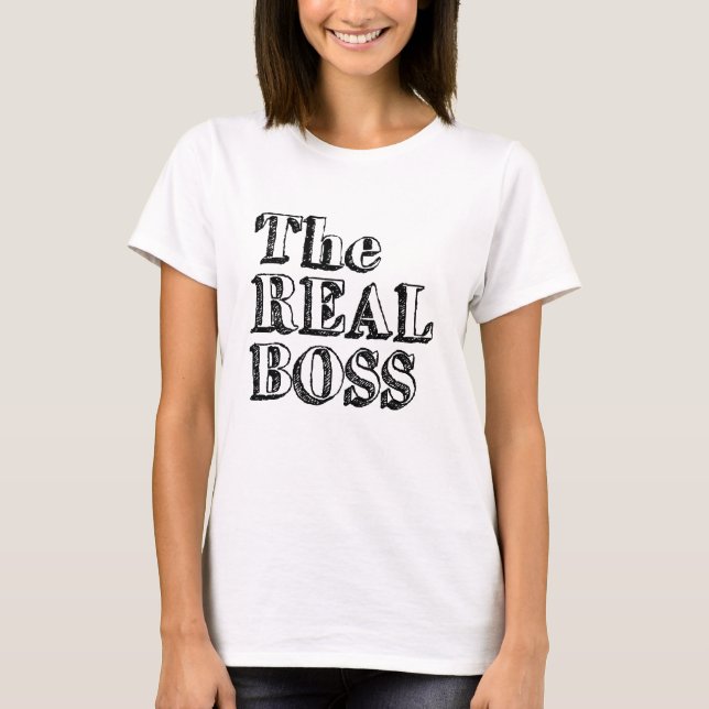 Camiseta The Real Boss (Anverso)
