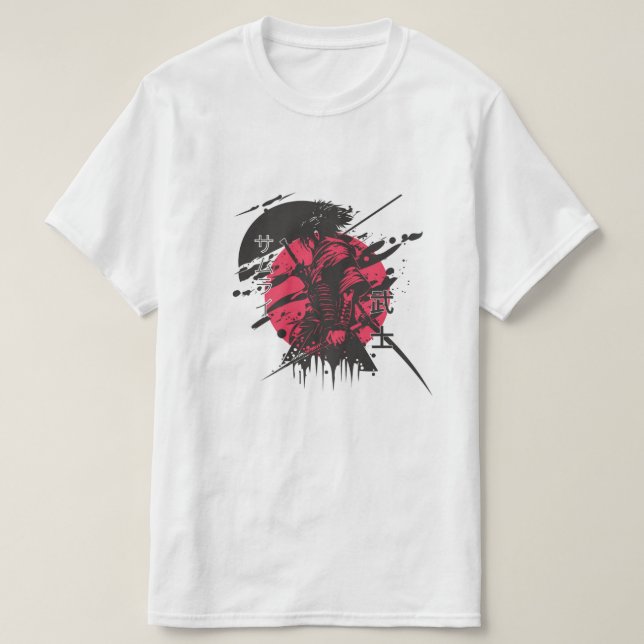 Camiseta The Red Sun Warrior T-shirts  (Diseño del anverso)