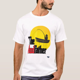 Camiseta The Rodfather Fishing Enthusiast Fisherman Dad
