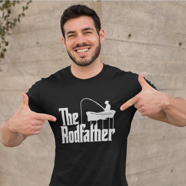 Camiseta The Rodfather Funny Fishing (Subido por el creador)