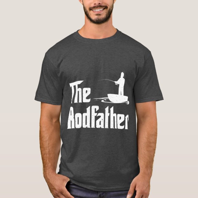 Camiseta The Rodfather Funny Fishing for Fisherman Gift (Anverso)