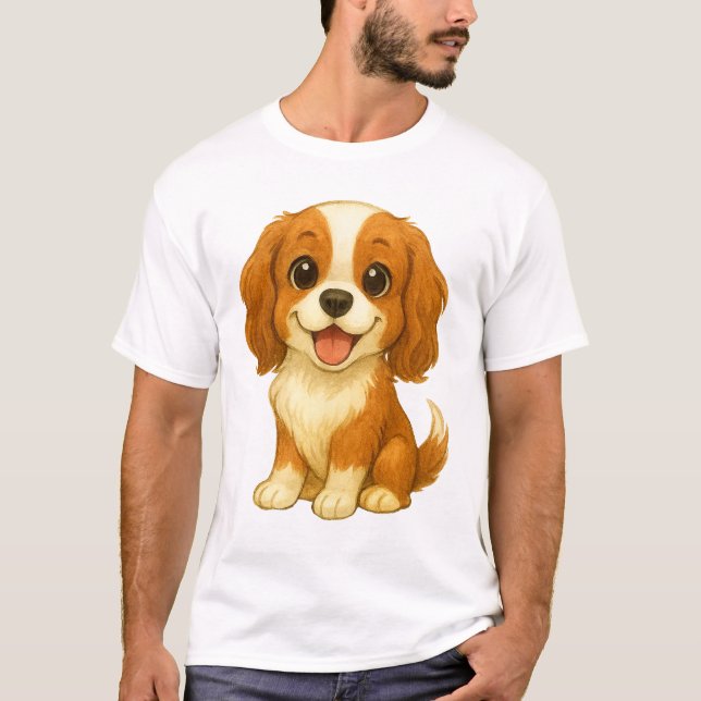 Camiseta The Royal Heart-Stealer: Cavalier King Charles (Anverso)