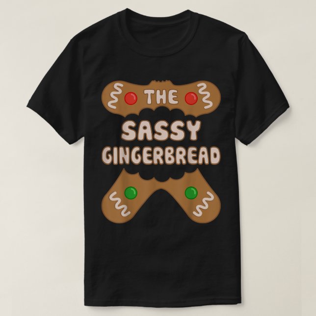 Camiseta The Sassy Gingerbread, Family Matching Group Chris (Diseño del anverso)