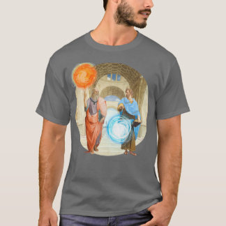 Camiseta The school of athens plato vs aristotle