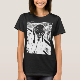 Camiseta The Scream – Arte de Edvard Munch (Invert