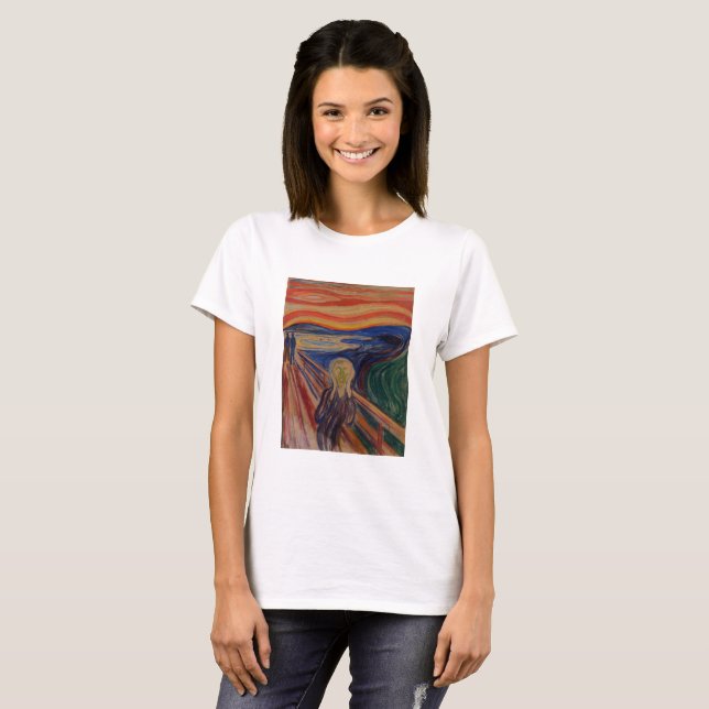 Camiseta The Scream by Edvard Munch – Iconic Art (Anverso completo)