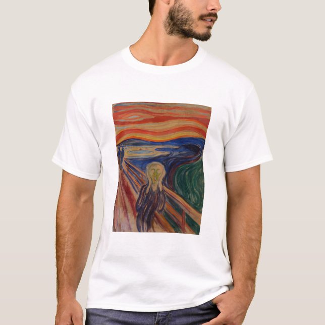 Camiseta The Scream by Edvard Munch – Iconic Art (Anverso)