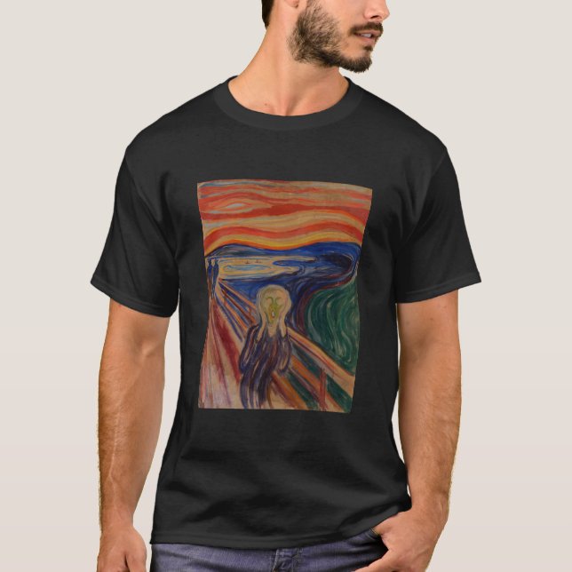 Camiseta The Scream by Edvard Munch – Iconic Art (Anverso)