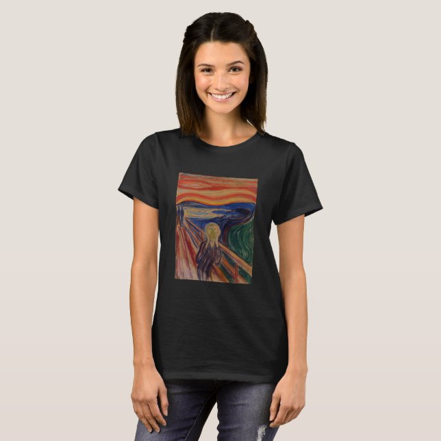 Camiseta The Scream by Edvard Munch – Iconic Art (Anverso completo)