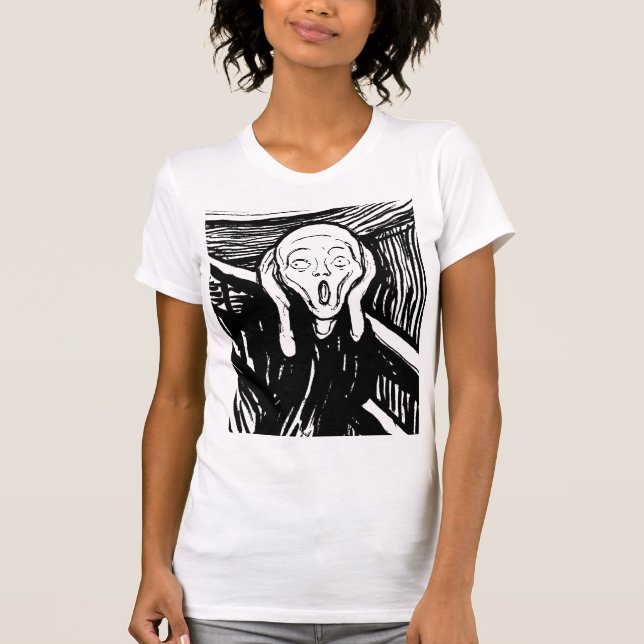 Camiseta The Scream – Edvard Munch Art (Anverso)