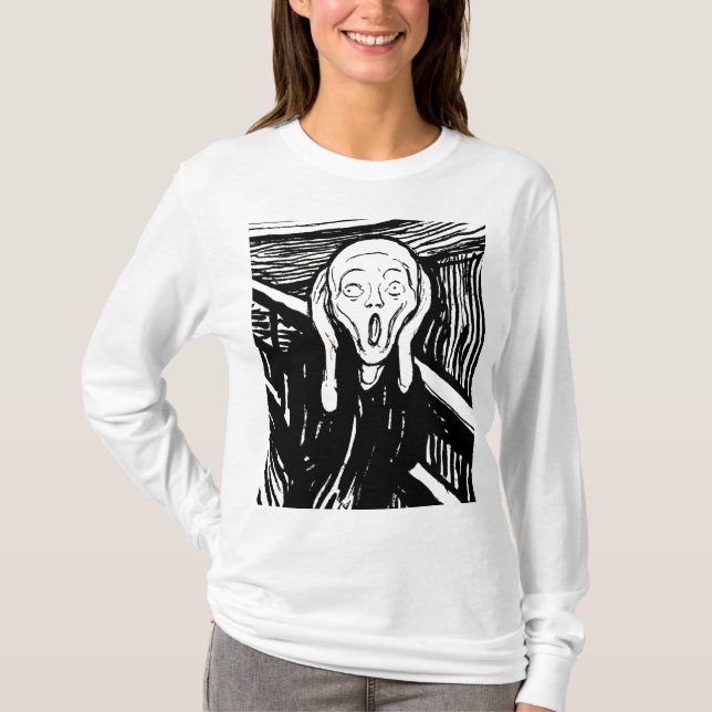 Camiseta The Scream – Edvard Munch Art (Anverso)