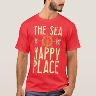 Camiseta The Sea is my Happy Place Lighthouse 