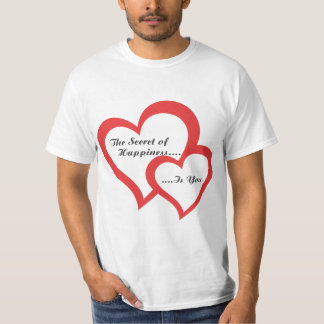 Camiseta The Secret of Happiness Is You Motivational T-Shir