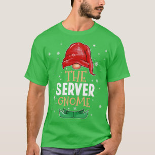 Camiseta The server Gnome Family Matching Christmas Outfit 