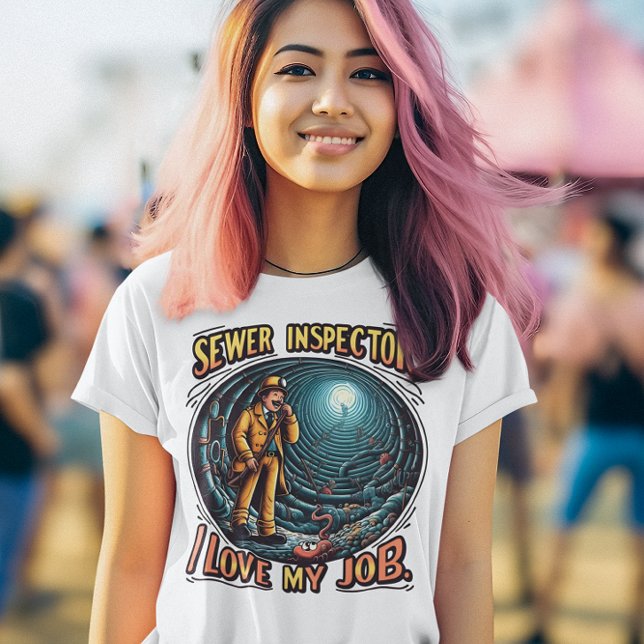 Camiseta The Sewer Guardian me encanta mi trabajo (Subido por el creador)