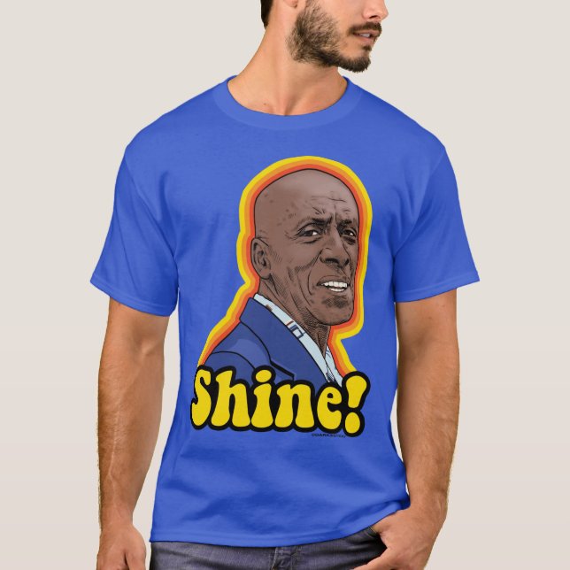 Camiseta The Shining Dick Hallorann Shine Sticker Retro sun (Anverso)