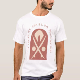 Camiseta The Sky Above Sea Below Peace Within
