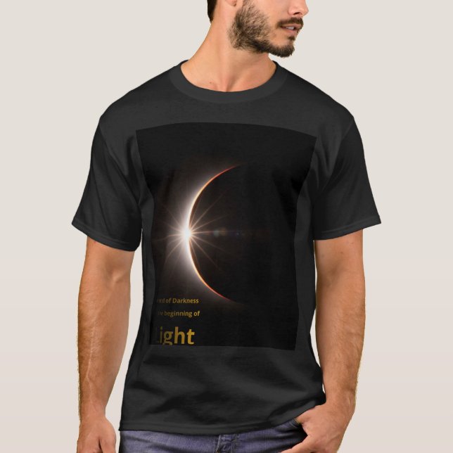 Camiseta The Solar Ring: Where Darkness Meets Its End (Anverso)