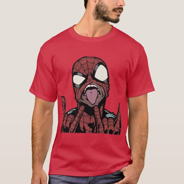 Camiseta THE SPIDER PUNK friends vintage (Anverso)