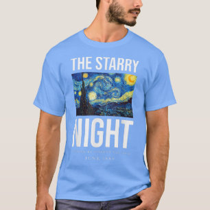 Camiseta The Starry Night Tee s, Cool Vincent Van Gogh Pain