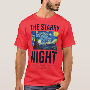 Camiseta The Starry Night Tee Shirts, Cool Vincent Van Gogh