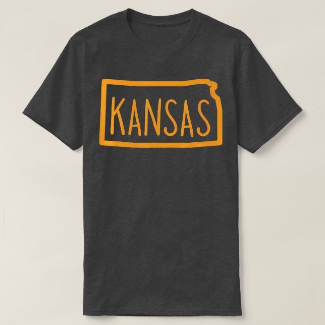Camiseta The State of Kansas  (Diseño del anverso)