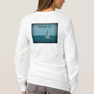 Camiseta The Sun, arena y sonido en Montauk