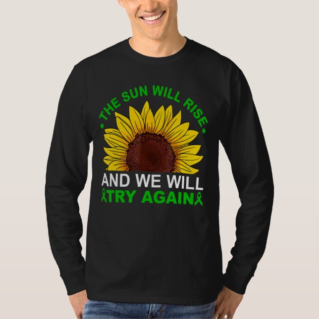 Camiseta The Sun Will Rise We'll try Again Mental Health Aw (Anverso)