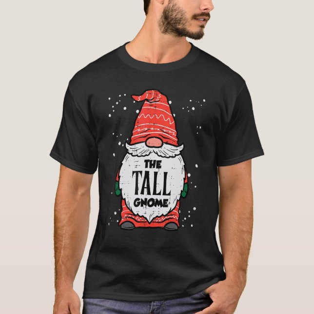 Camiseta The Tall Gnome Xmas Matching Christmas For Family  (Anverso)