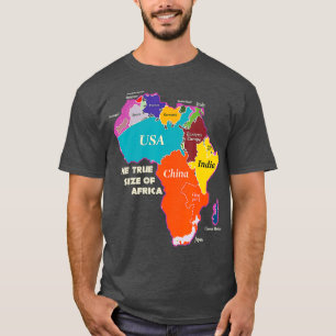 Camiseta The True Size of Africa