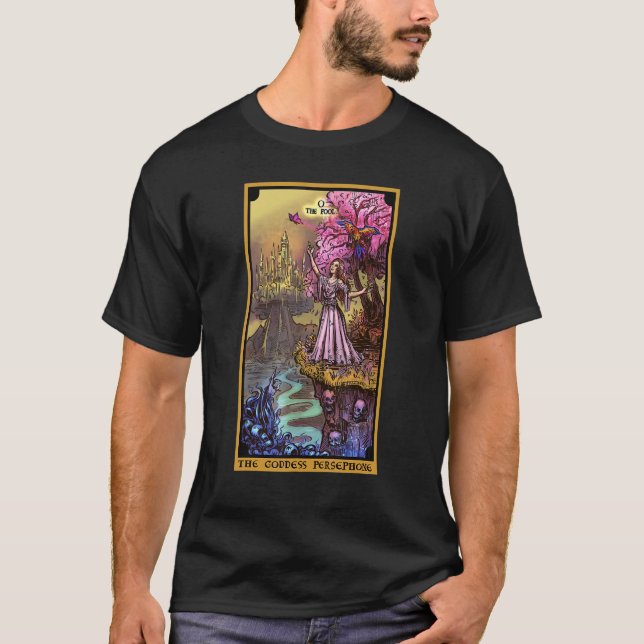 Camiseta The Underworld Goddess The Fool Tarot Card Pagan W (Anverso)