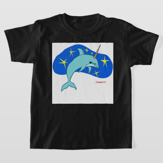 Camiseta The Unicorn Dolphin (Fantasy Marine Animal) (Distribución)