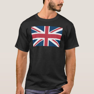 Camiseta The Union Jack bandera británica para hombres negr