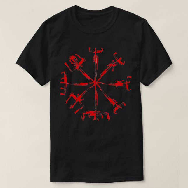 Camiseta The Vegvisir protection from Norse Mythology Vikin (Diseño del anverso)