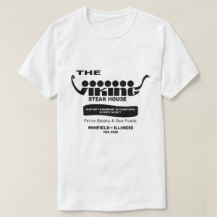 Camiseta The Viking Steak House, Winfield (1969-2008)