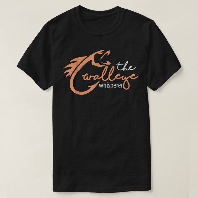 Camiseta The Walleye Whisperer Funny Fishing T-Shirt - Wall (Diseño del anverso)