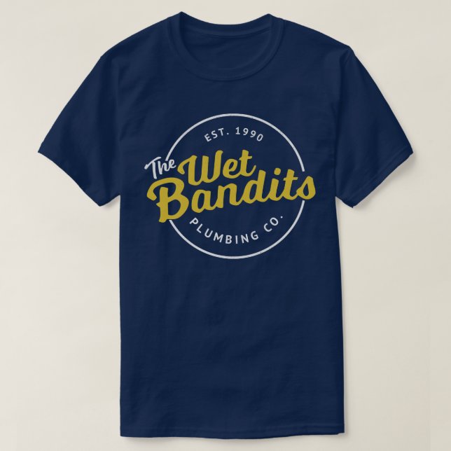 Camiseta The Wet Bandits Plumbing Co Est 1990 (Diseño del anverso)