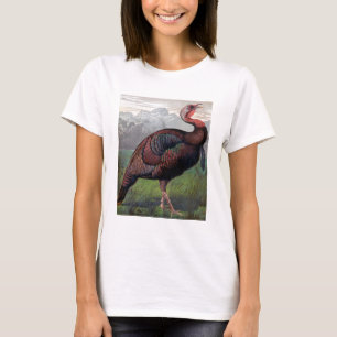 Camiseta The Wild American Turkey Cock, illustration from '