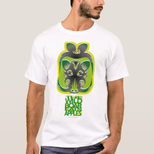 CAMISETA THE WILD BOAR EATS APPLES BY MASANSER