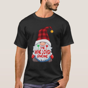 Camiseta The Wine Lover Gnome Funny Matching Family Christm
