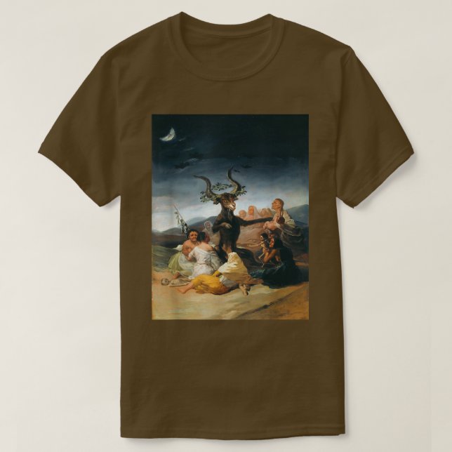 Camiseta The Witches Sabbath Goya  (Diseño del anverso)