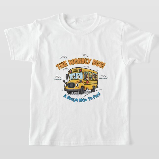 Camiseta The Wobbly Bus! - Funny School Bus (Distribución)
